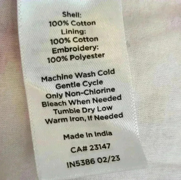 Talbots EMBROIDERED TUNIC SHELL - ARTISTIC MEDALLION Womens XLP Petite - Picture 7 of 12